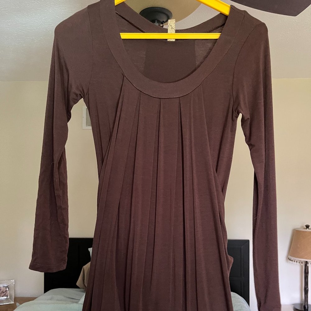 Lush banded long sleeve tee